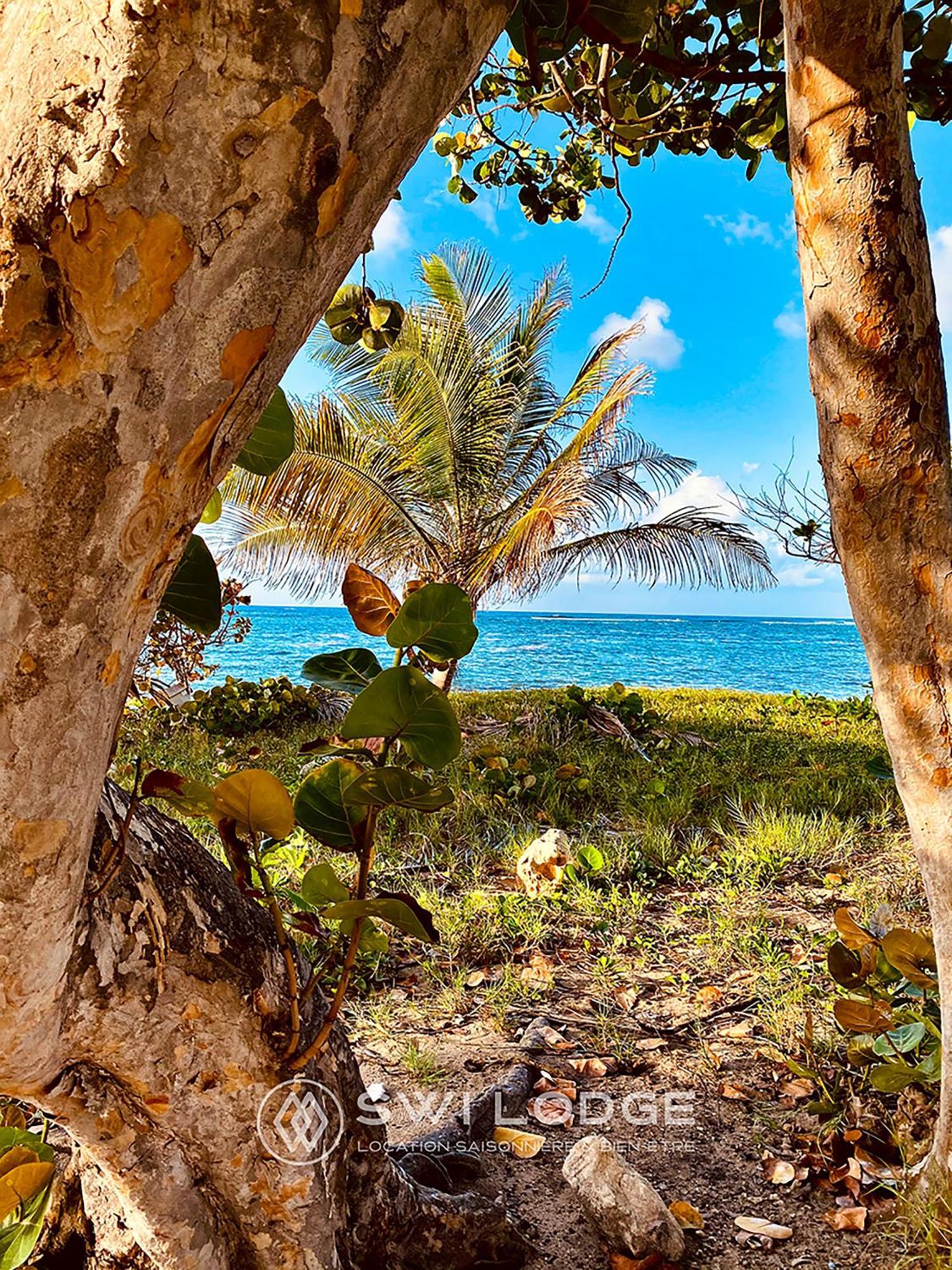 Appartement SWI LODGE VUE SUR MER Le Moule Exterior foto